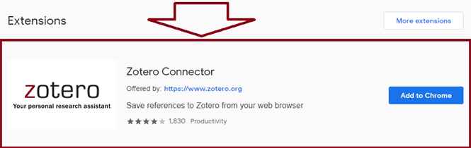 Zotero Connector