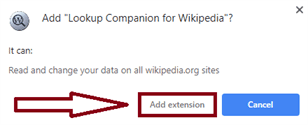 Lookup Companion for Wikipedia