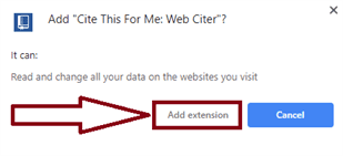 Cite This For Me: Web Citer 
