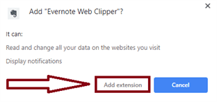 Evernote Web Clipper