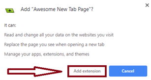 Awesome New Tab Page