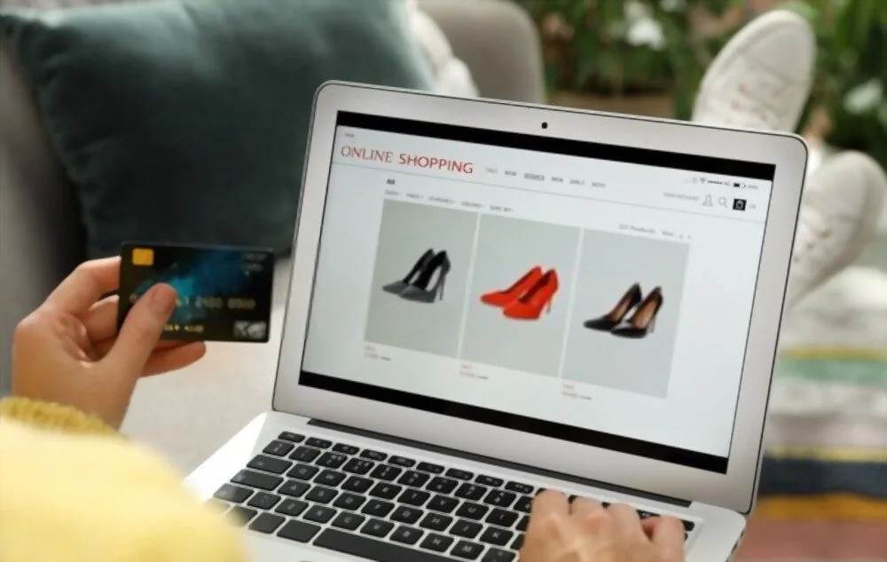 Influx ecommerce website shown as an online sales experience