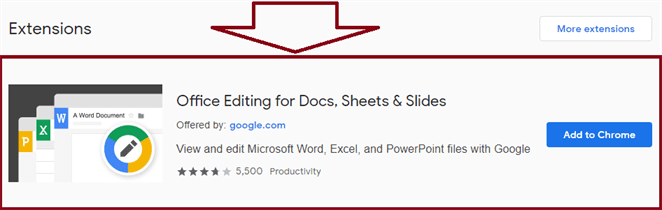 Office Editing for Docs, Sheets & Slides