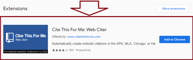 Cite This For Me: Web Citer 
