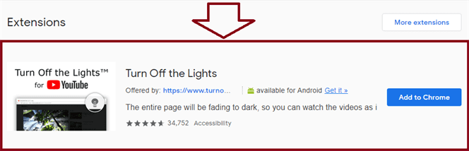 google turn off the lights