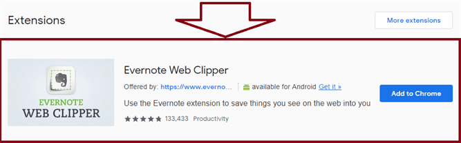 evernote web clipper add on for google chrome