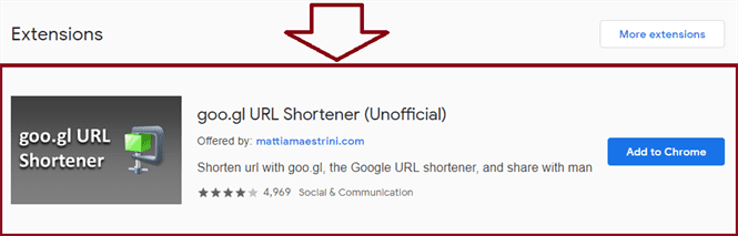 Goo.gl URL Shortener
