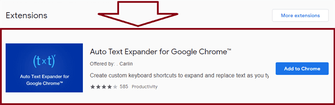 chrome auto text expander malware