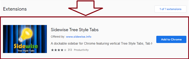 Sidewise Tree Style Tabs