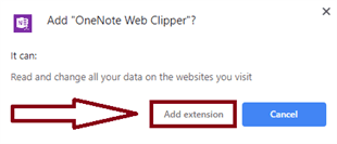 OneNote Web Clipper