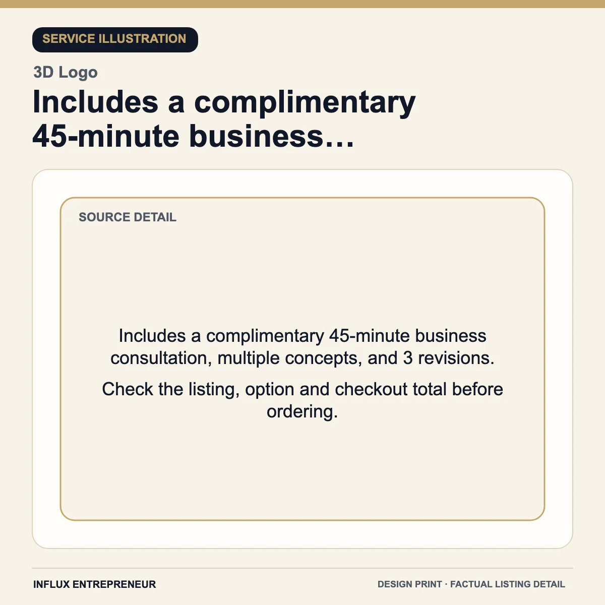 Design and print service infographic: Includes a complimentary 45-minute business…