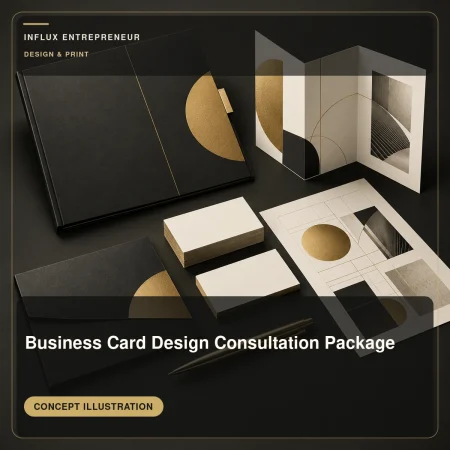 Illustrative cover for Business Card Design Consultation Package, in the Design and print category.