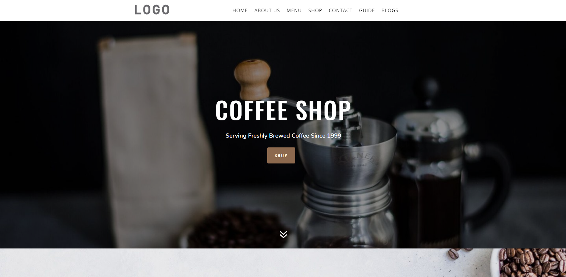 coffee shop divi child themes