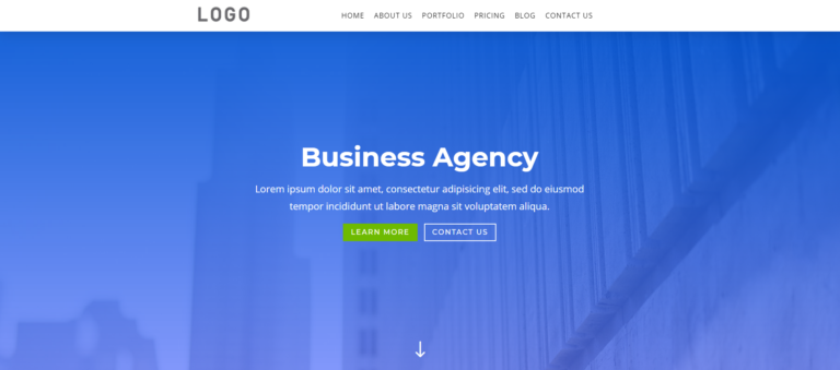 Agency template preview