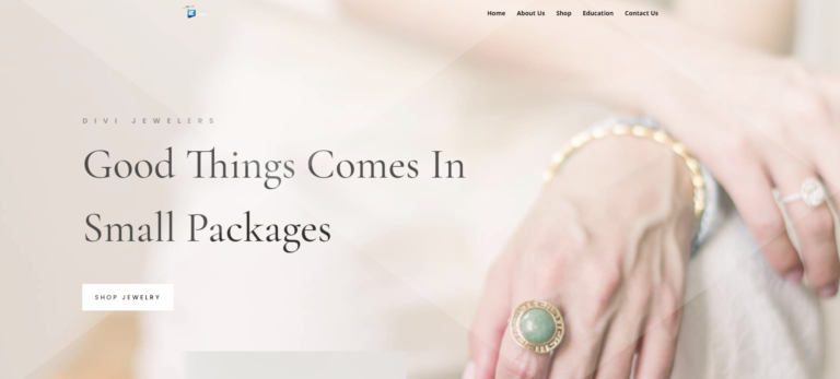 Jewelry template preview
