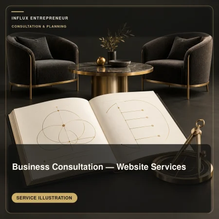 Illustrative cover for Business Consultation — Website Services, in the Consultations and other services category.