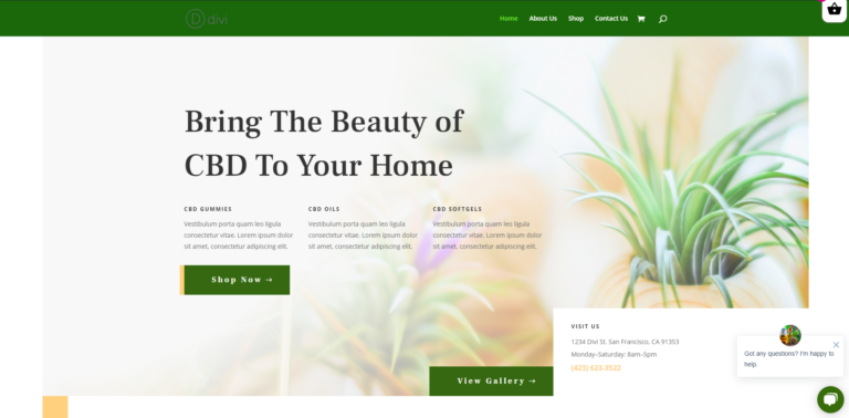 CBD template preview