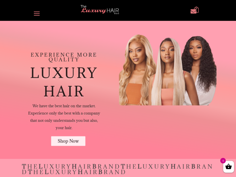 Hair Shop | Beauty Store template preview